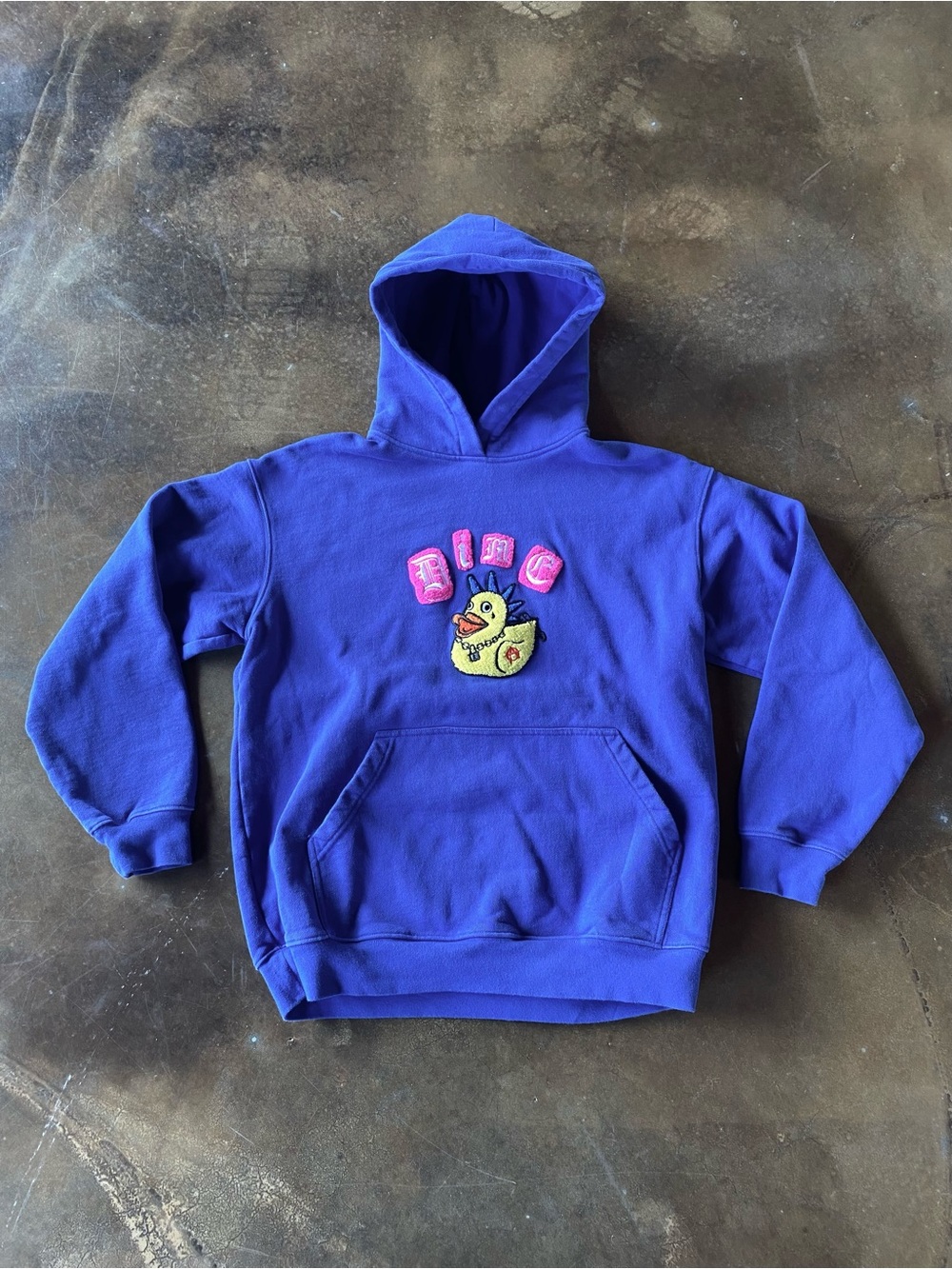 DIME Rebel Chenille Hoodie Ultramarine Blue